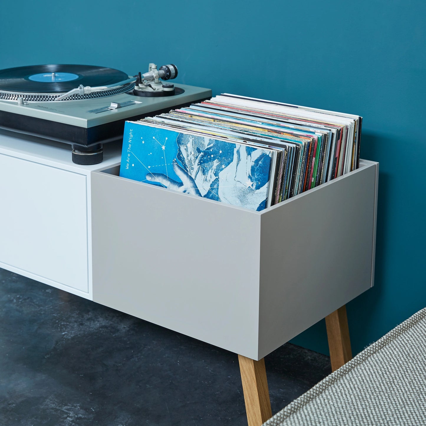 Étagère à disques RK198 vue de gauche