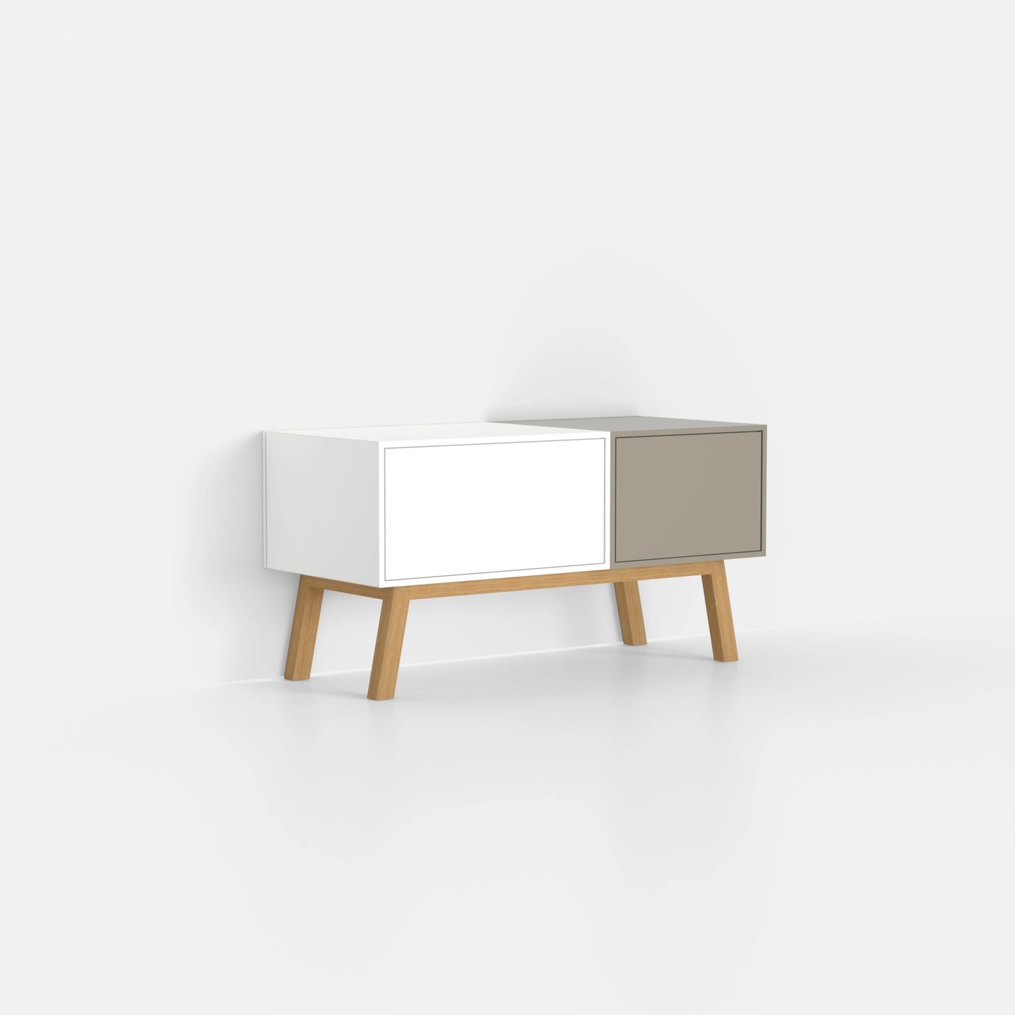 Etagère à vinyles RK198 du côté droit