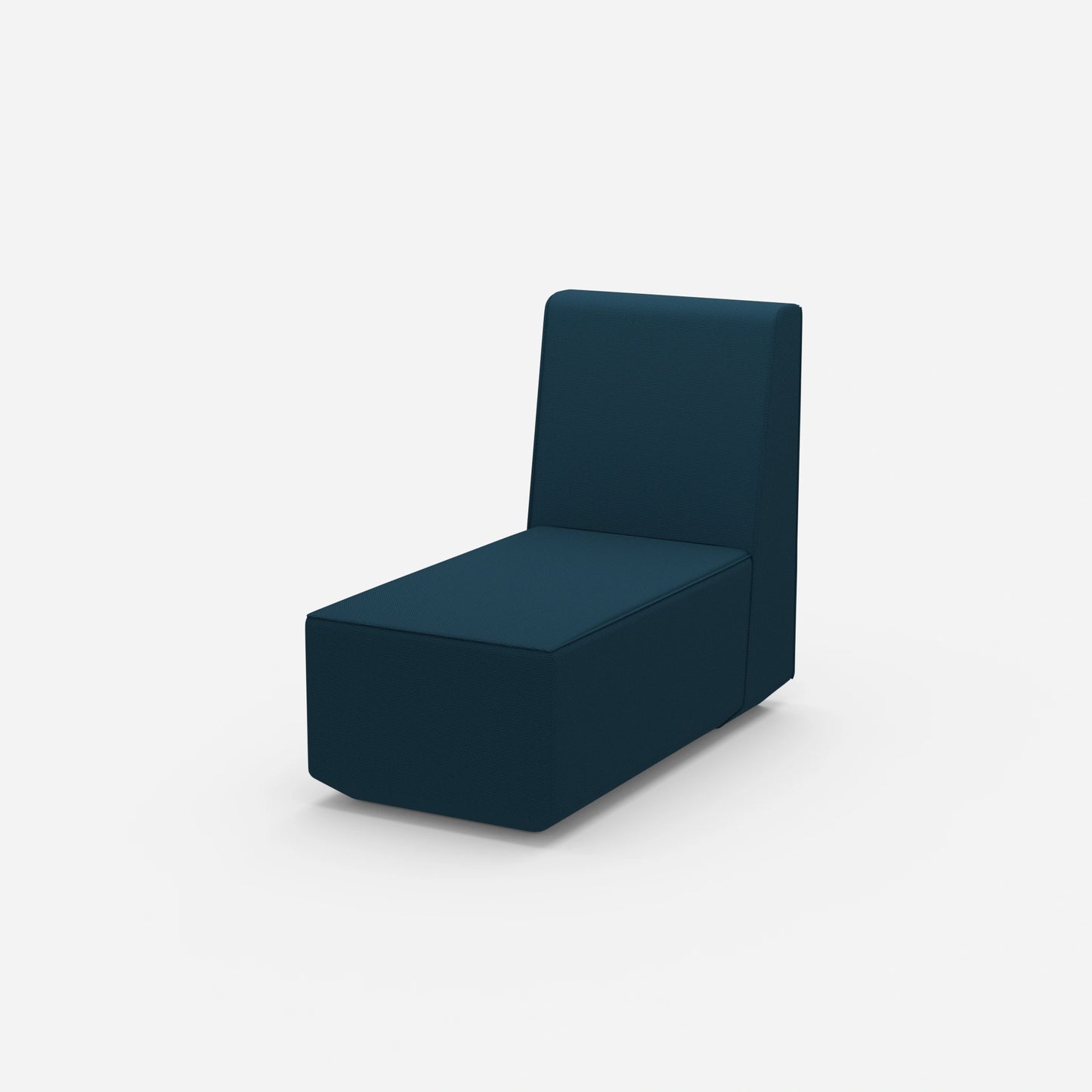 Mèridienne étroite avec dossier haut de côté