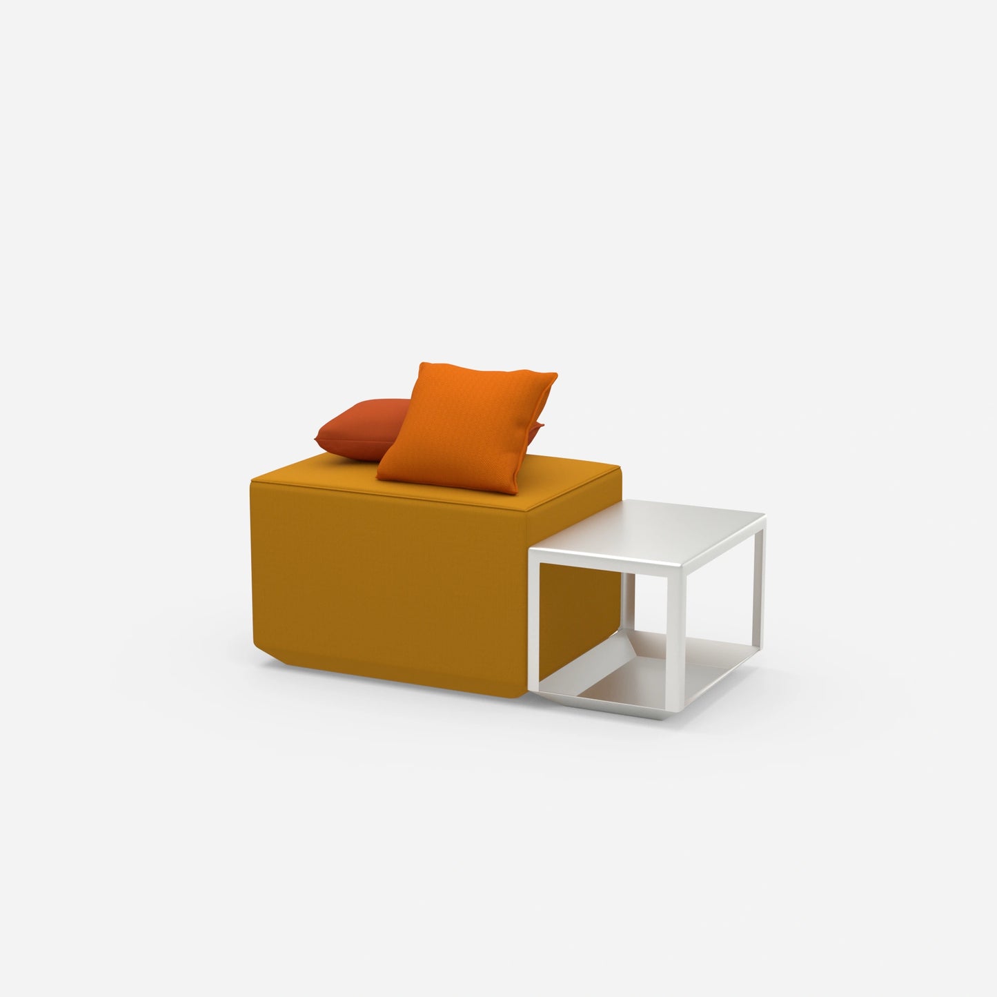 Banquette étroite Couloir vu de côté