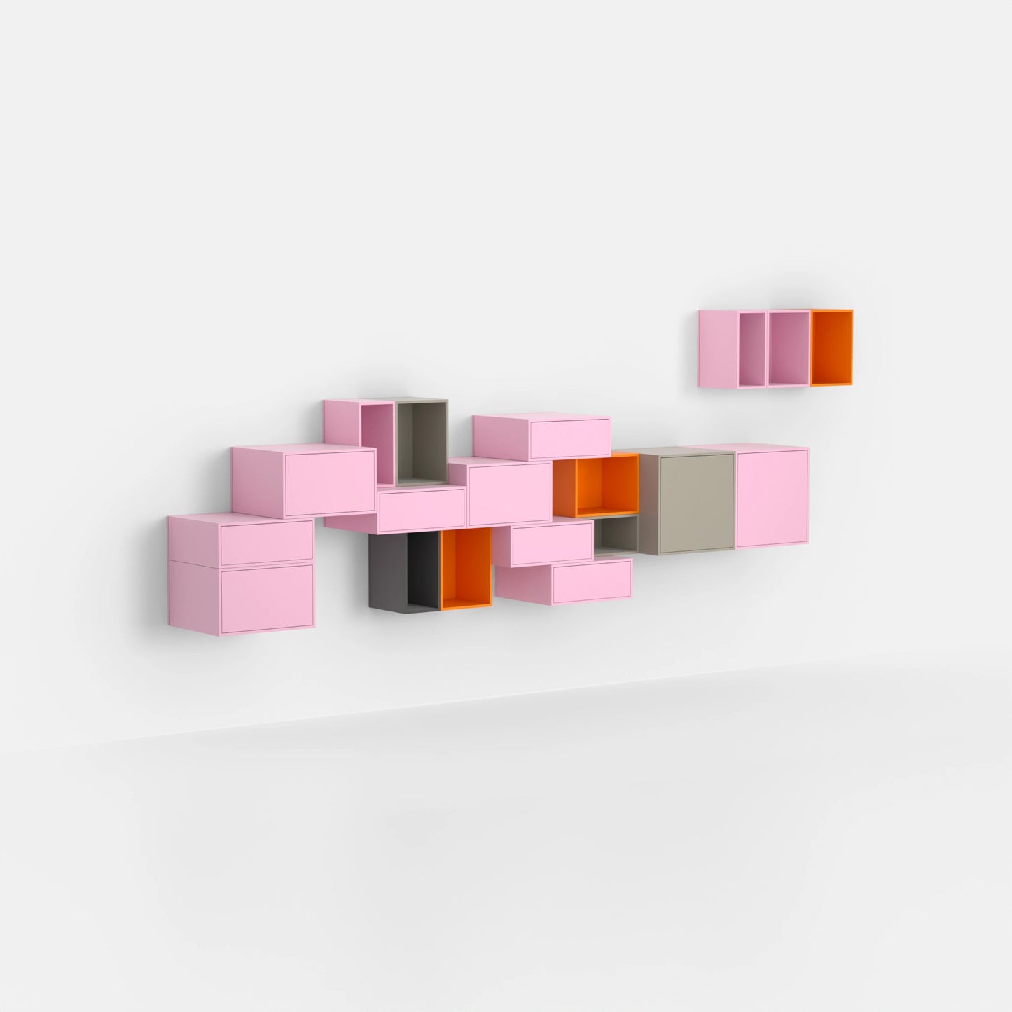 Étagère à tiroirs RK1176 du côté gauche