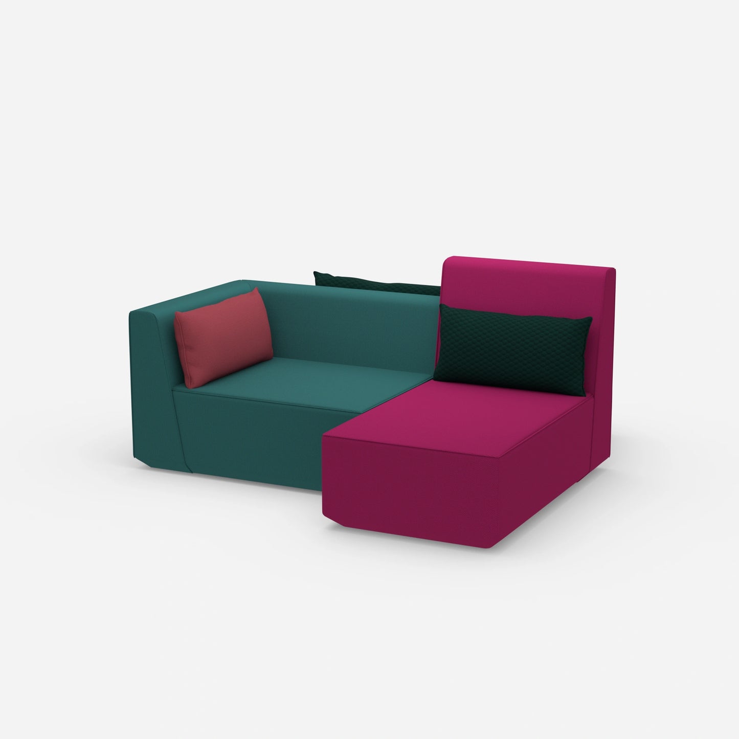 Banc dans l'entrée, vu de côté