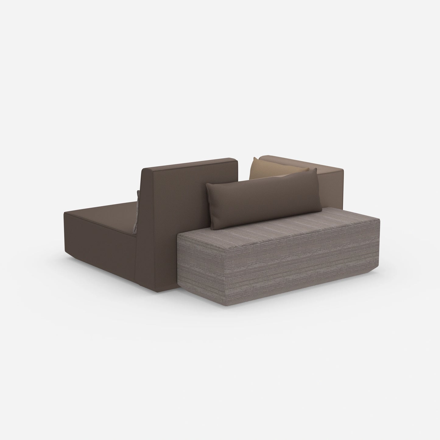 Banquette dans l'entrée, vue de derrière