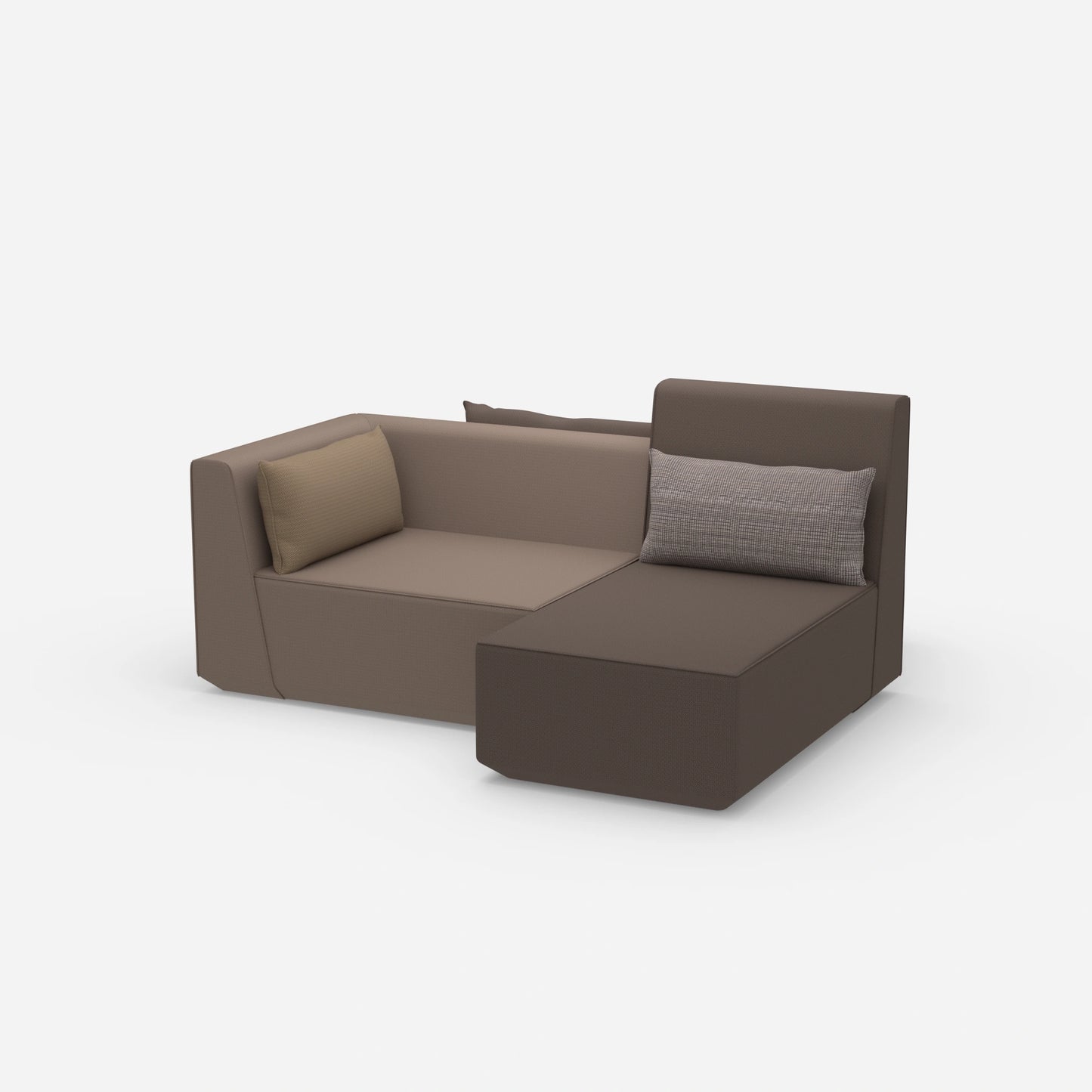 Banc dans l'entrée, vu de côté