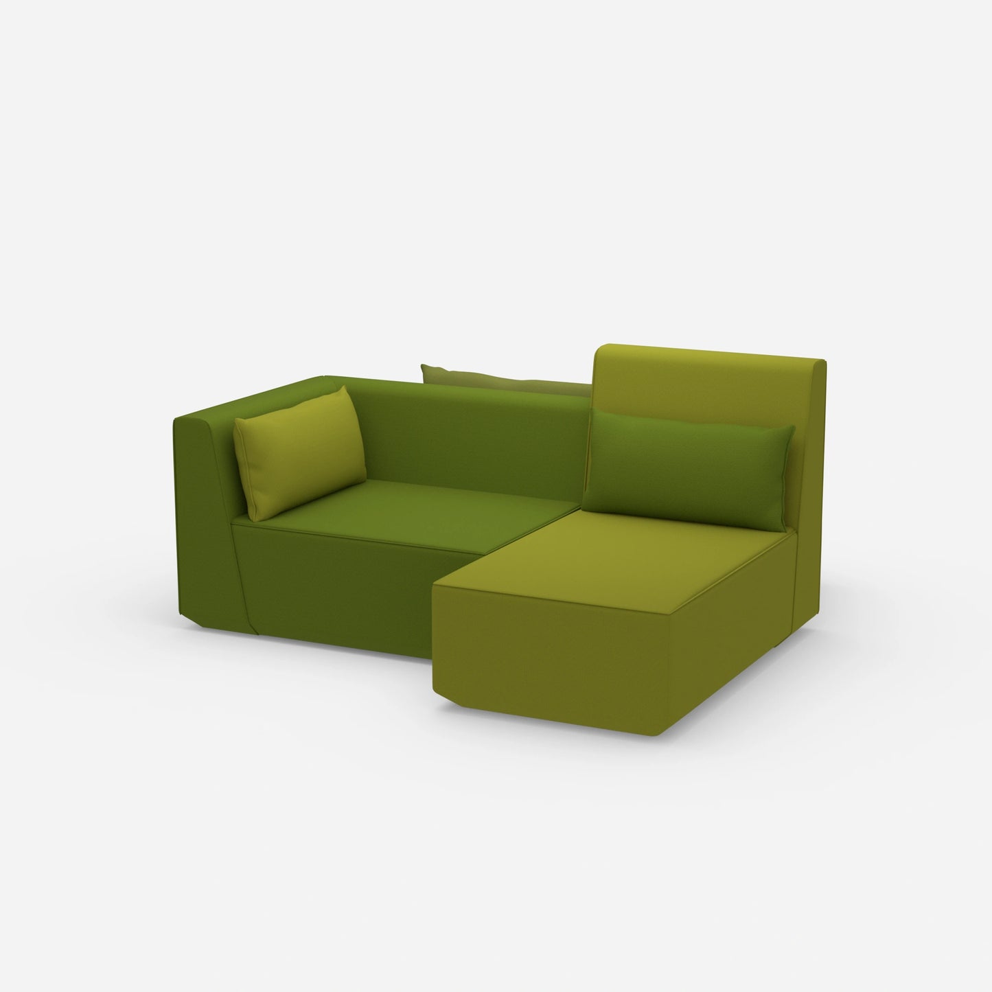 Banc dans l'entrée, vu de côté