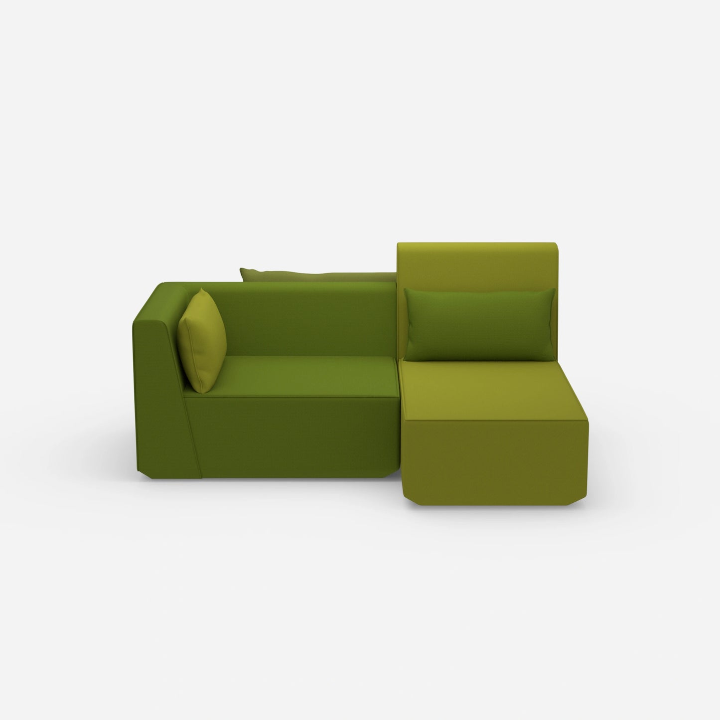 Banc dans l'entrée, vu de face