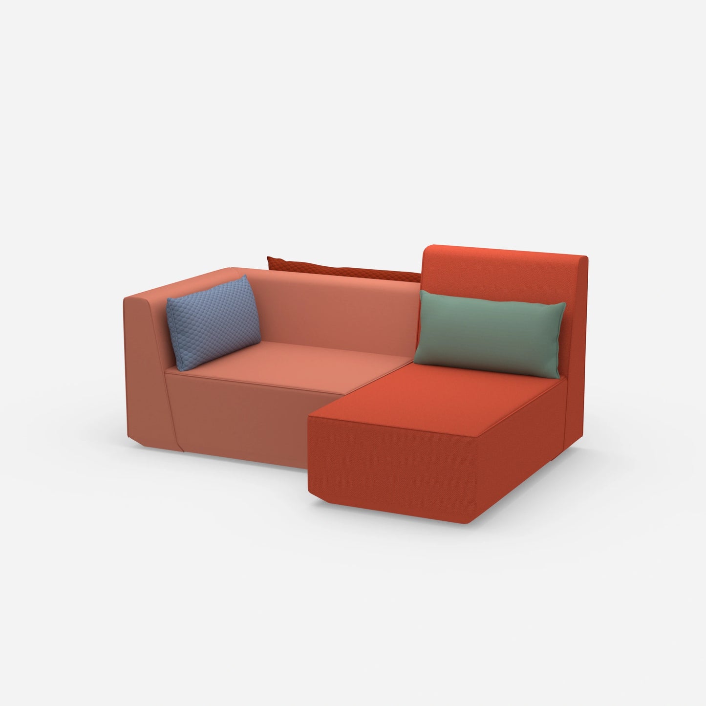 Banc dans l'entrée, vu de côté