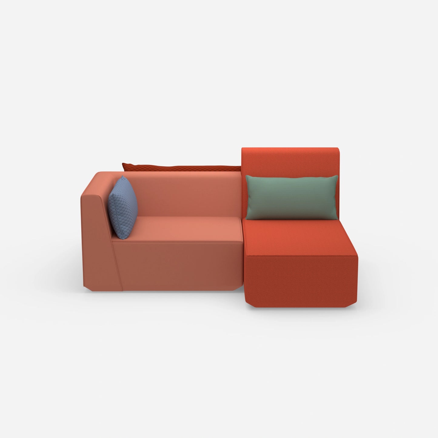 Banc dans l'entrée, vu de face