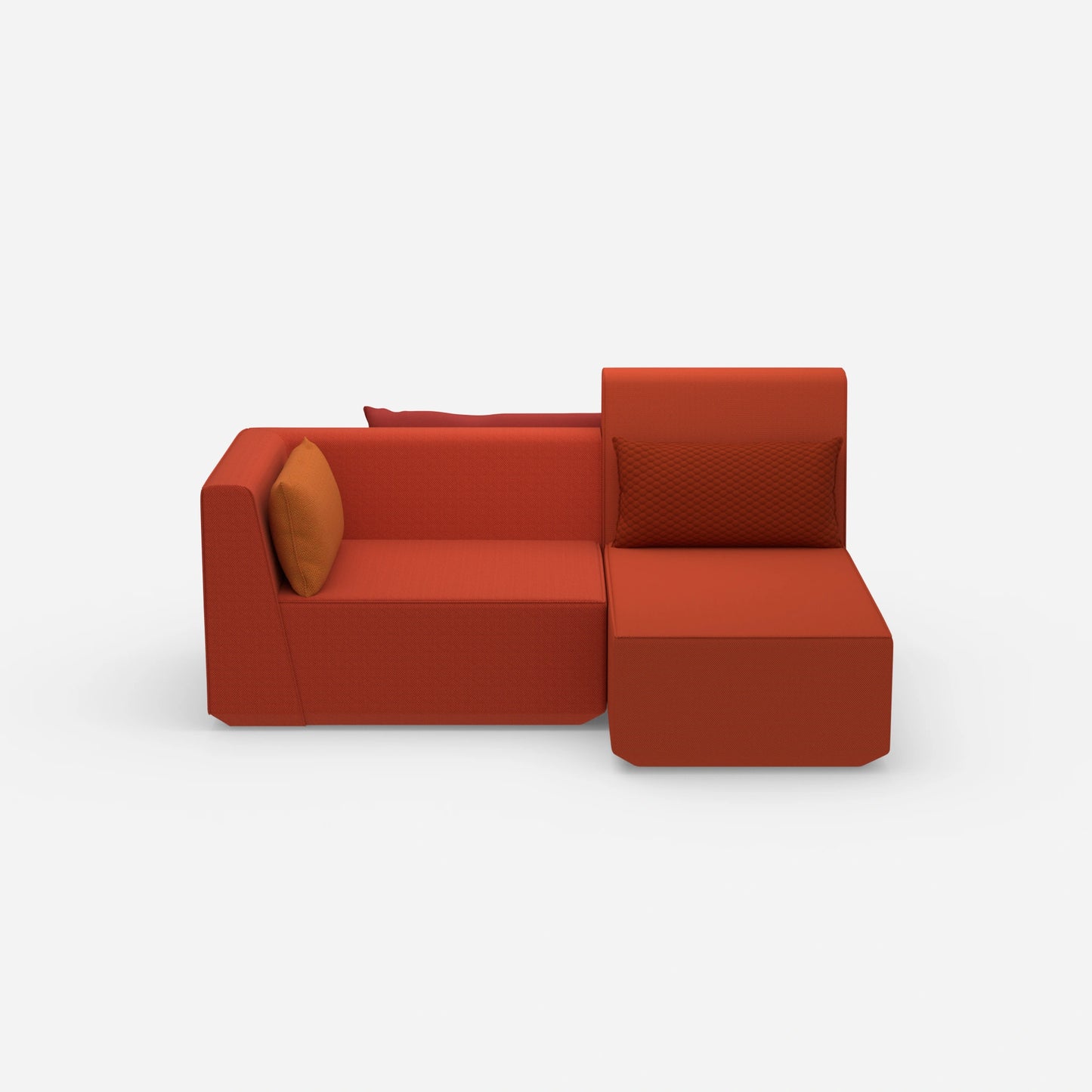 Banc dans l'entrée, vu de face