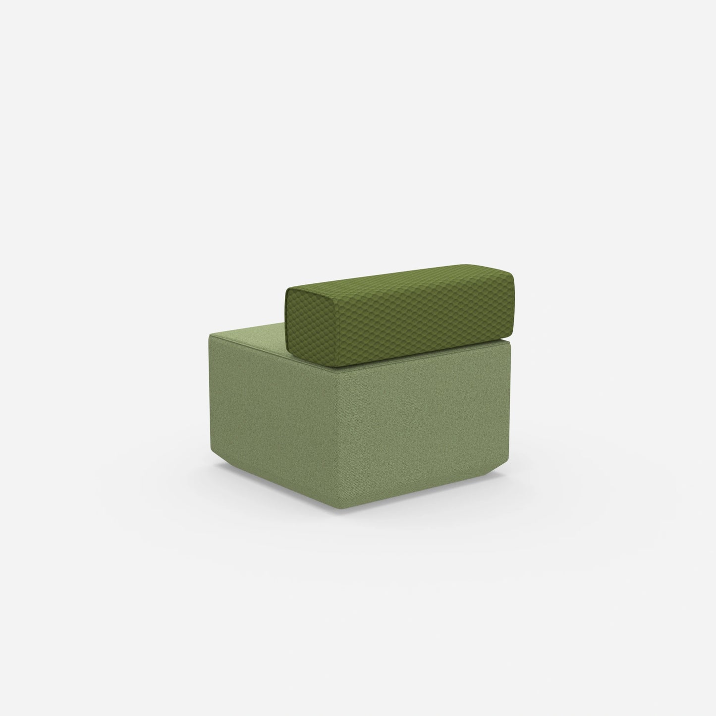 Banquette moderne pour couloir, vue de derrière