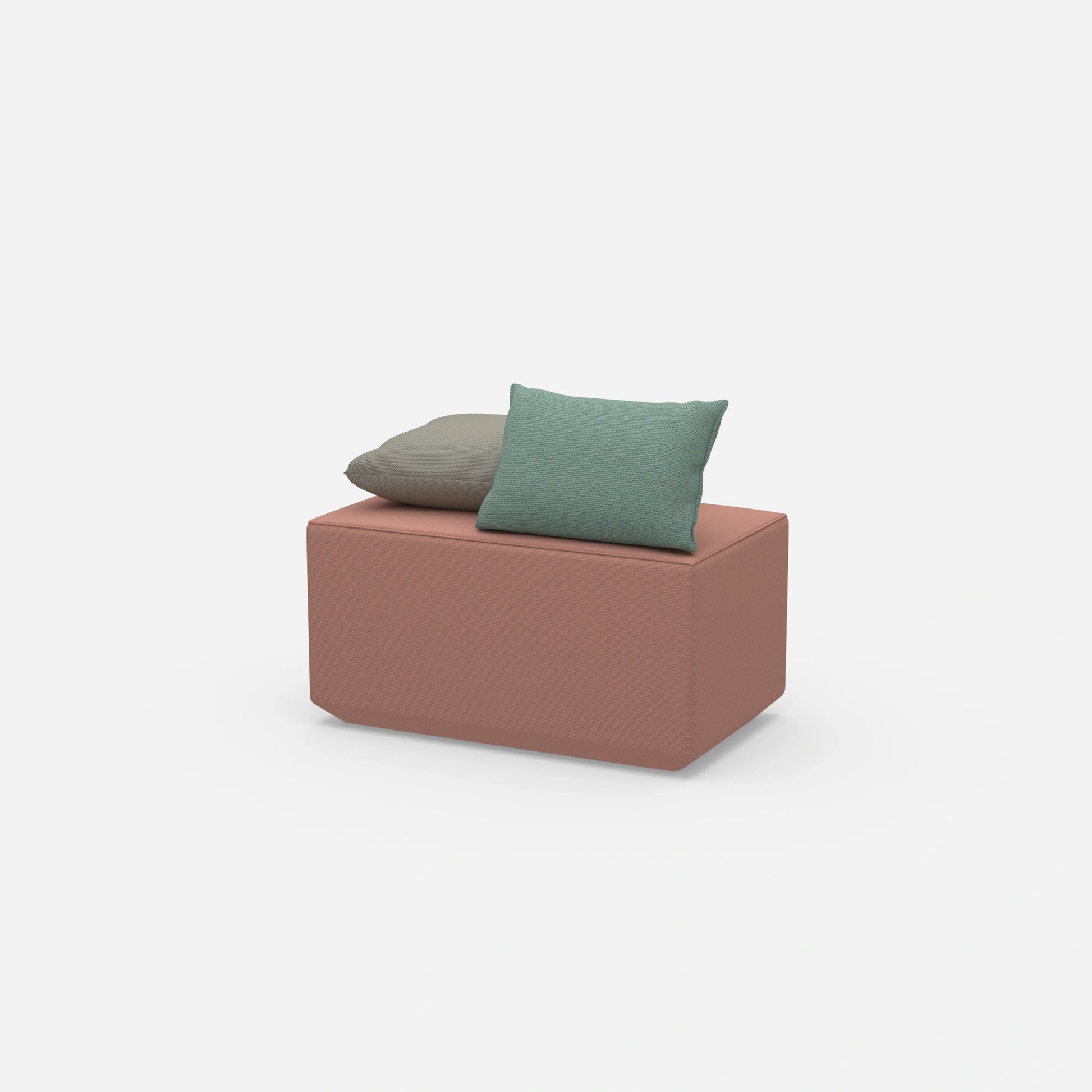 Banc moderne pour couloir, vue de côté