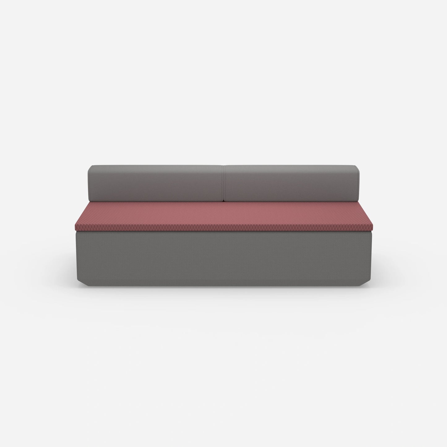 Matelas de canapé-lit vu de face