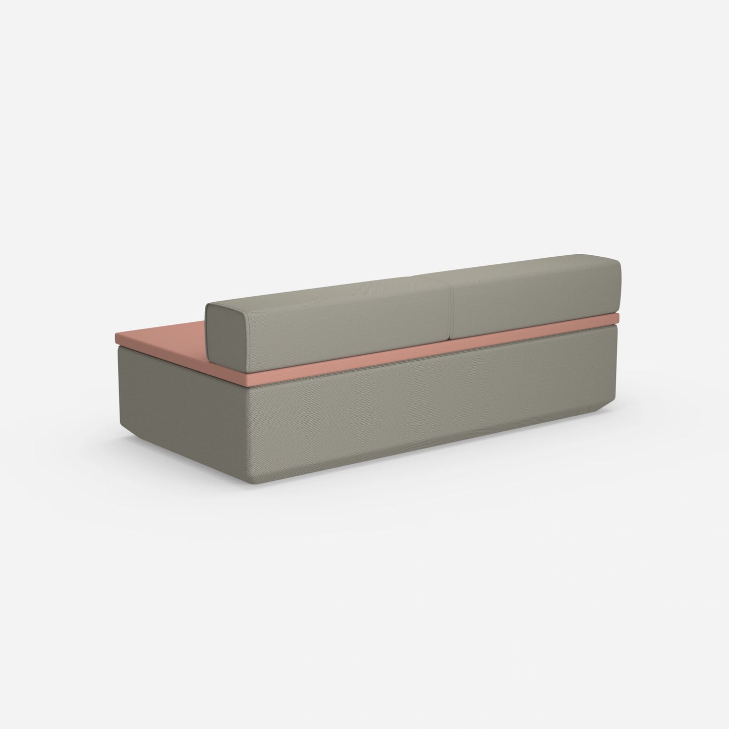 Matelas de canapé-lit vu de derrière