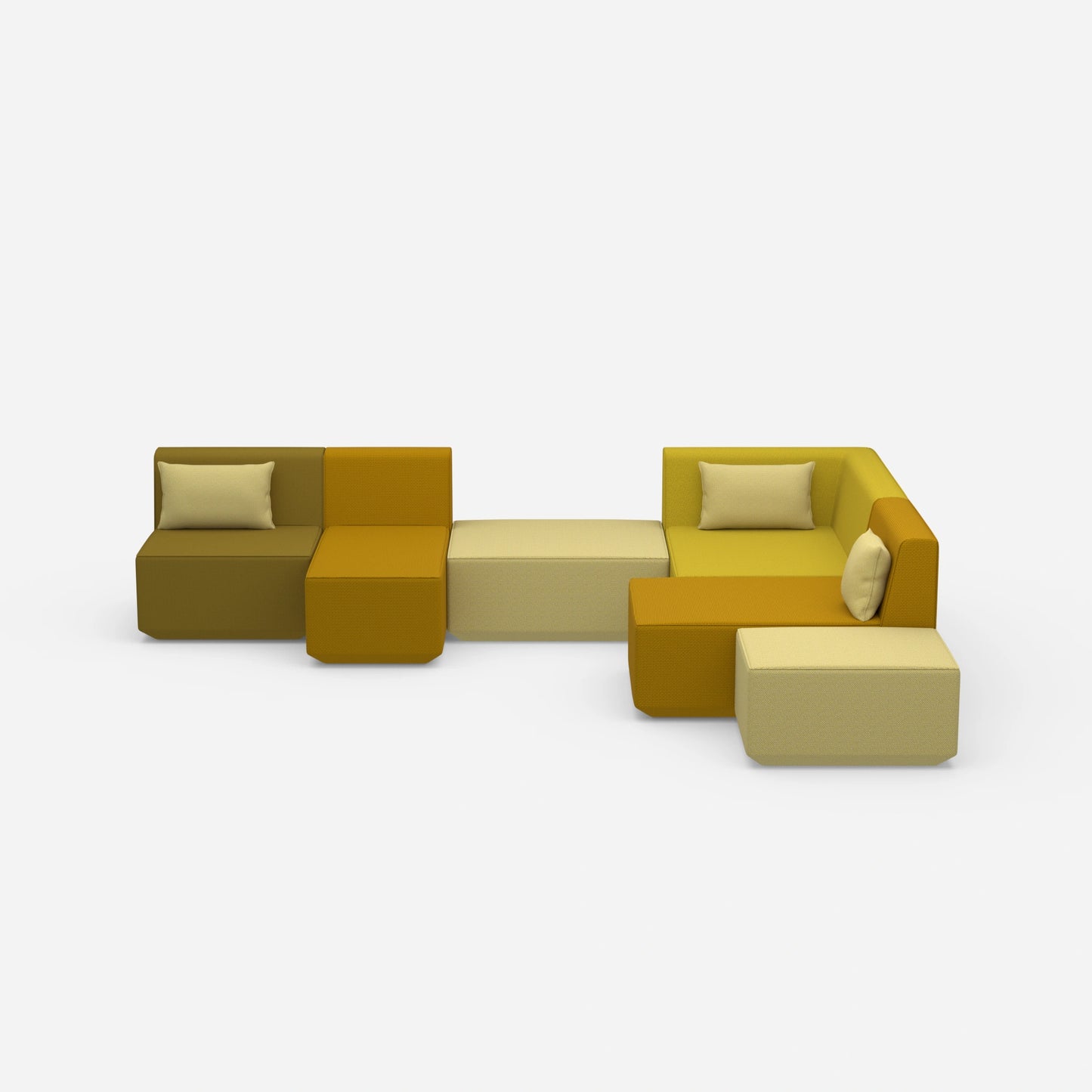 Canapé panoramique avec coin de devant